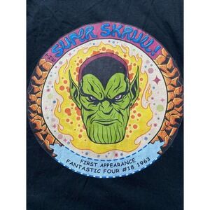 Marvel Men's Size 3XL Super Skull Fantastic Four #18 1963 Black T-Shirt